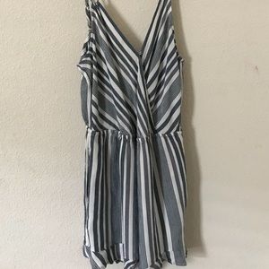 Striped romper